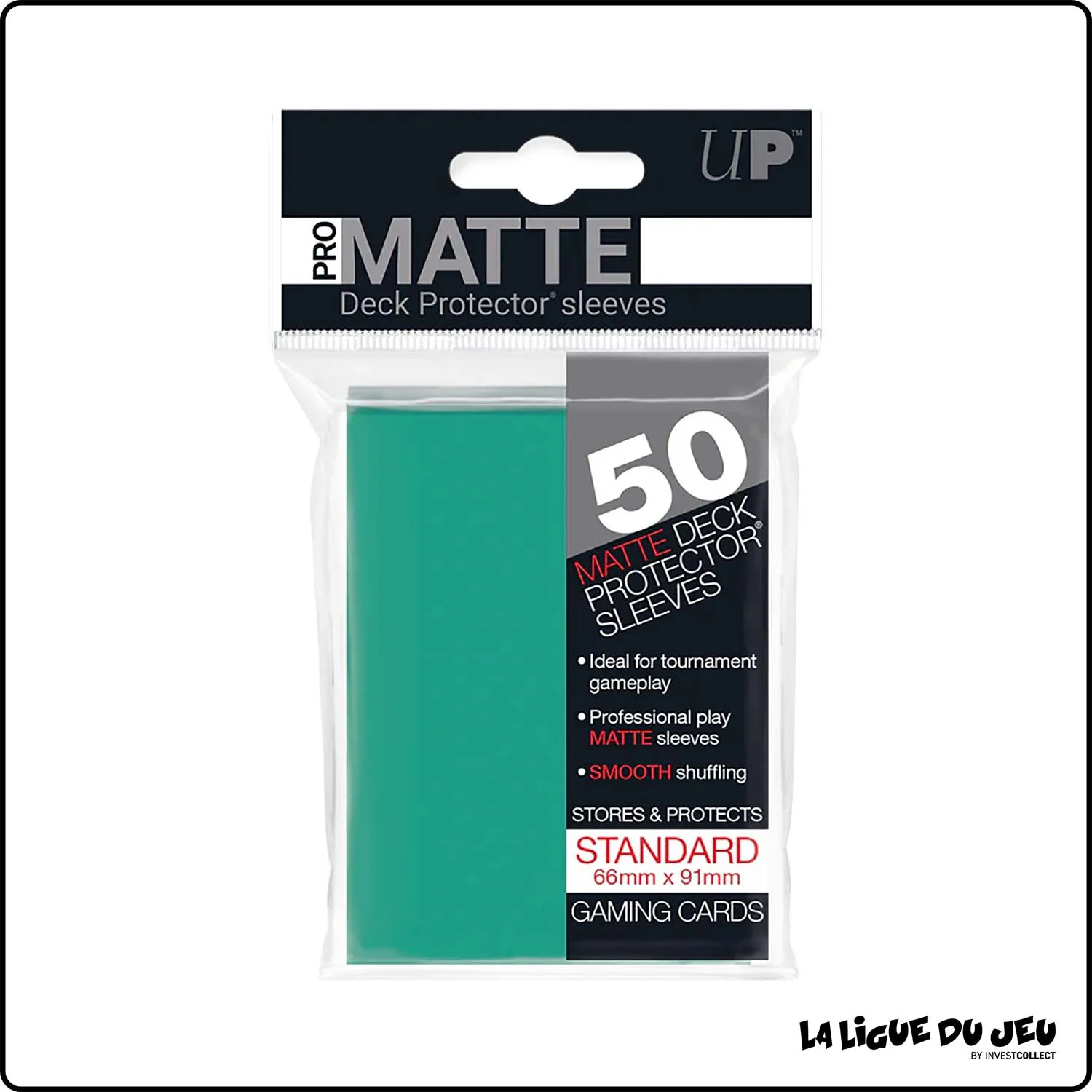 Sleeve - Ultra Pro - Format Standard - Matte - Aqua - Par 50