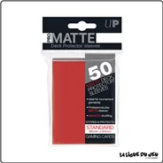 Sleeve - Ultra Pro - Format Standard - Matte - Rouge - Par 50