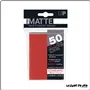 Sleeve - Ultra Pro - Format Standard - Matte - Rouge - Par 50