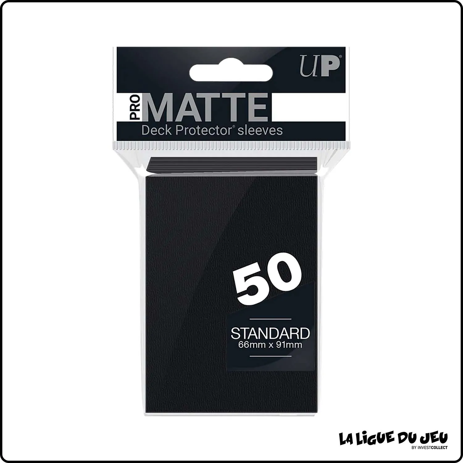 Sleeve - Ultra Pro - Format Standard - Matte - Noir - Par 50