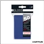 Sleeve - Ultra Pro - Format Standard - Gloss - Bleu Foncé - Par 50