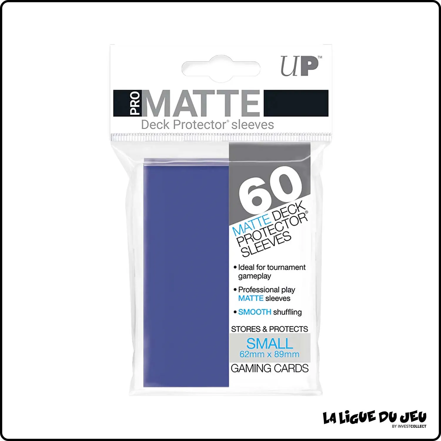 Sleeve - Ultra Pro - Format Mini Japonais - Matte - Bleu - Par 60