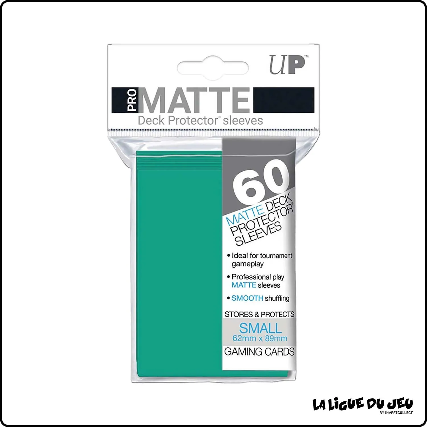 Sleeve - Ultra Pro - Format Mini Japonais - Matte - Aqua - Par 60