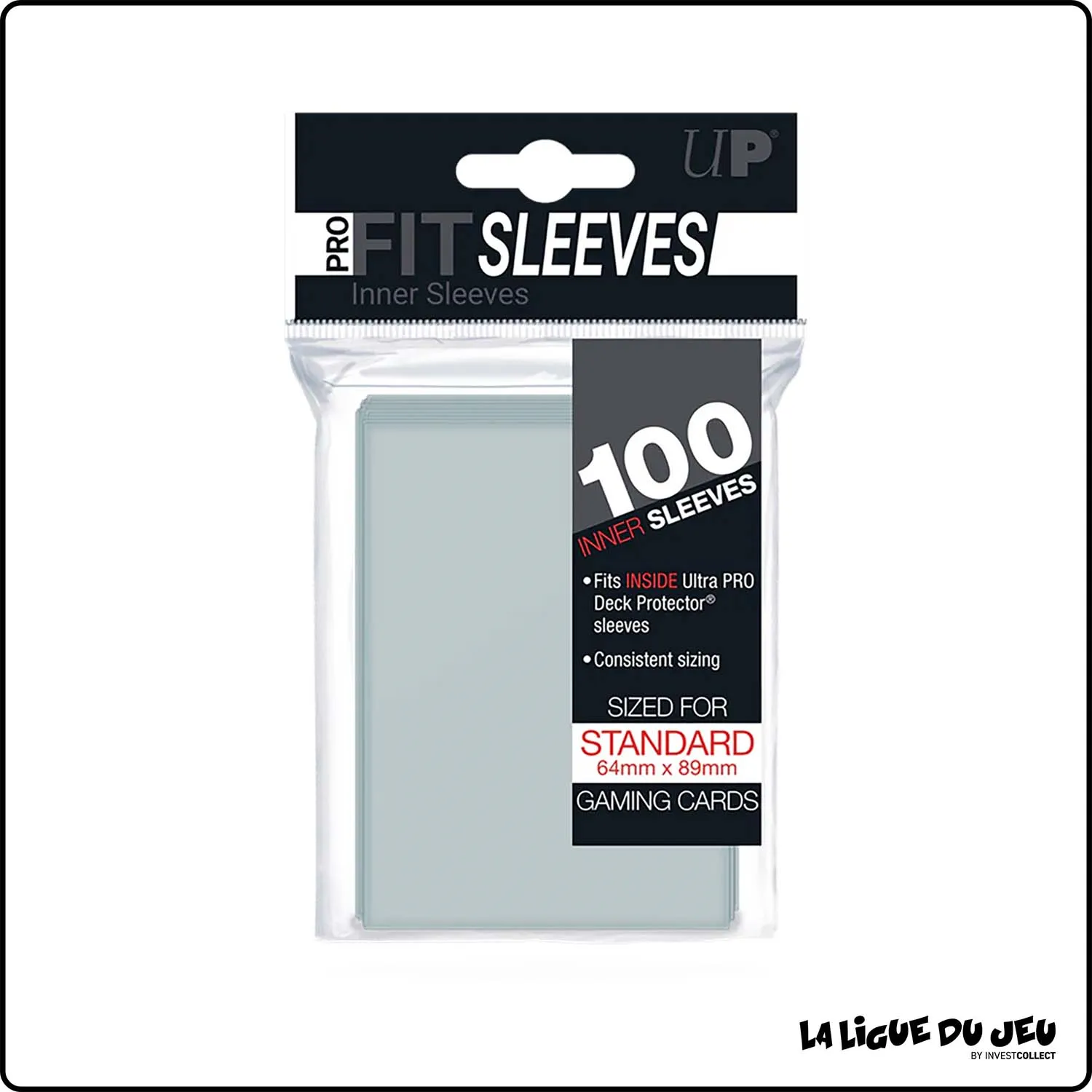 Sleeve - Ultra Pro - Format Standard - Perfect Size - Transparent - Par 100