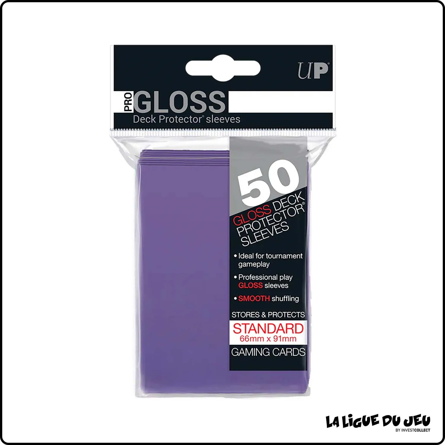 Sleeve - Ultra Pro - Format Standard - Gloss - Violet - Par 50