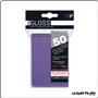 Sleeve - Ultra Pro - Format Standard - Gloss - Violet - Par 50