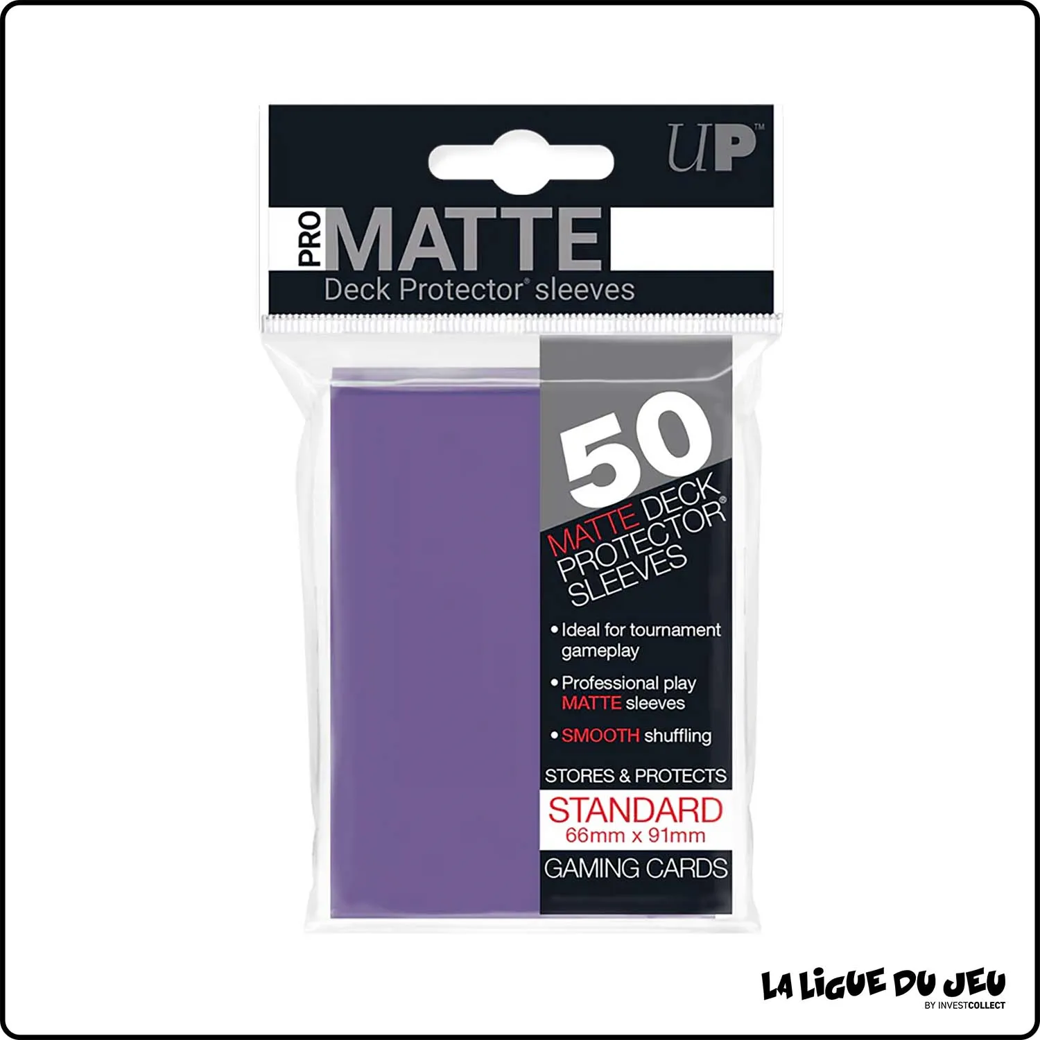 Sleeve - Ultra Pro - Format Standard - Matte - Violet - Par 50