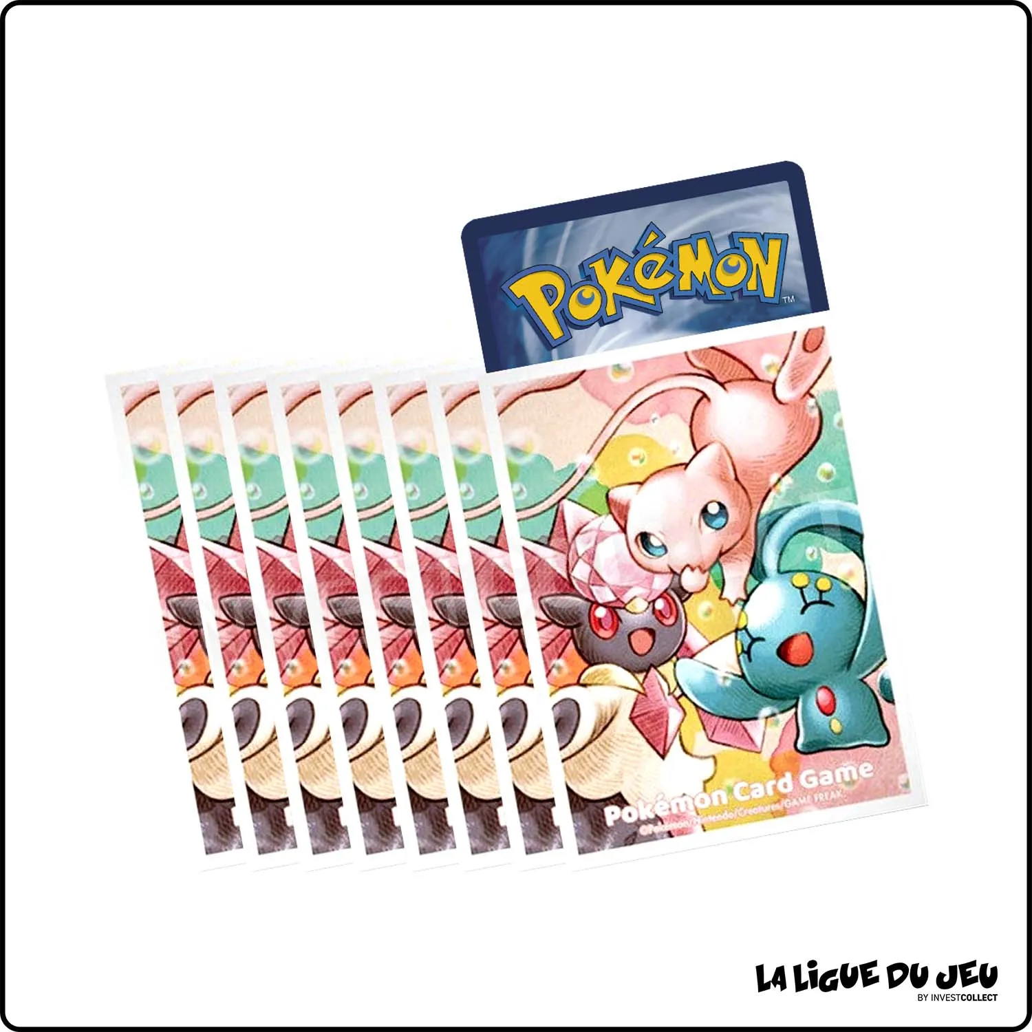 Sleeve - Pokemon - Pokemon Center - Mew, Manaphy Et Diancie - Par 64