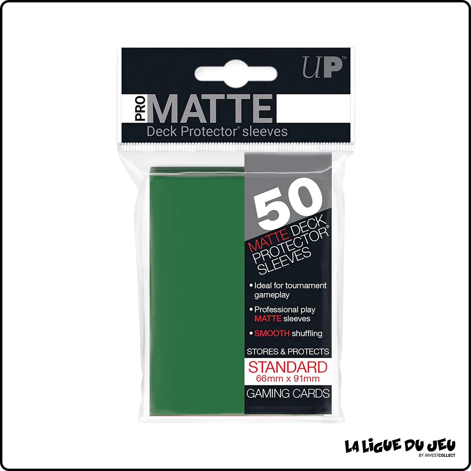 Sleeve - Ultra Pro - Format Standard - Matte - Vert - Par 50