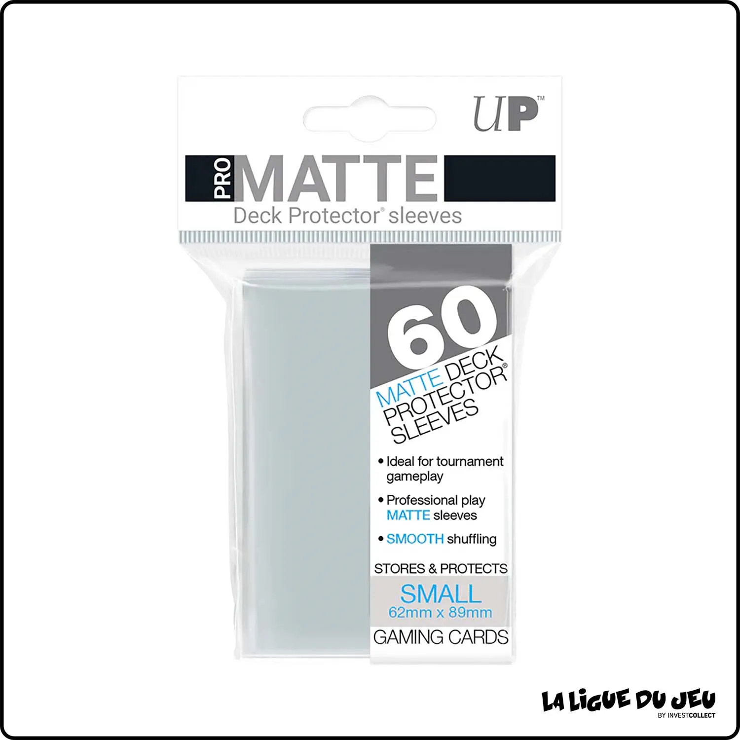 Sleeve - Ultra Pro - Format Standard - Matte - Bleu - Par 50