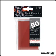 Sleeve - Ultra Pro - Format Standard - Gloss - Rouge - Par 50