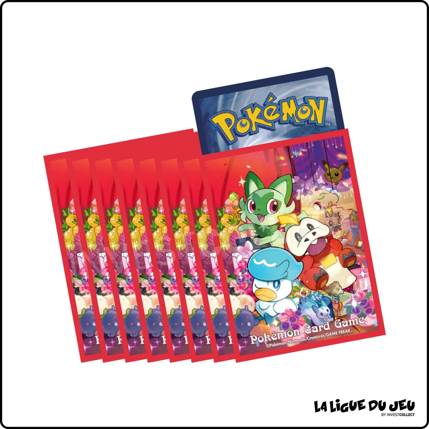 Sleeve - Pokemon - Pokemon Center - Starters de Paldea - Par 64