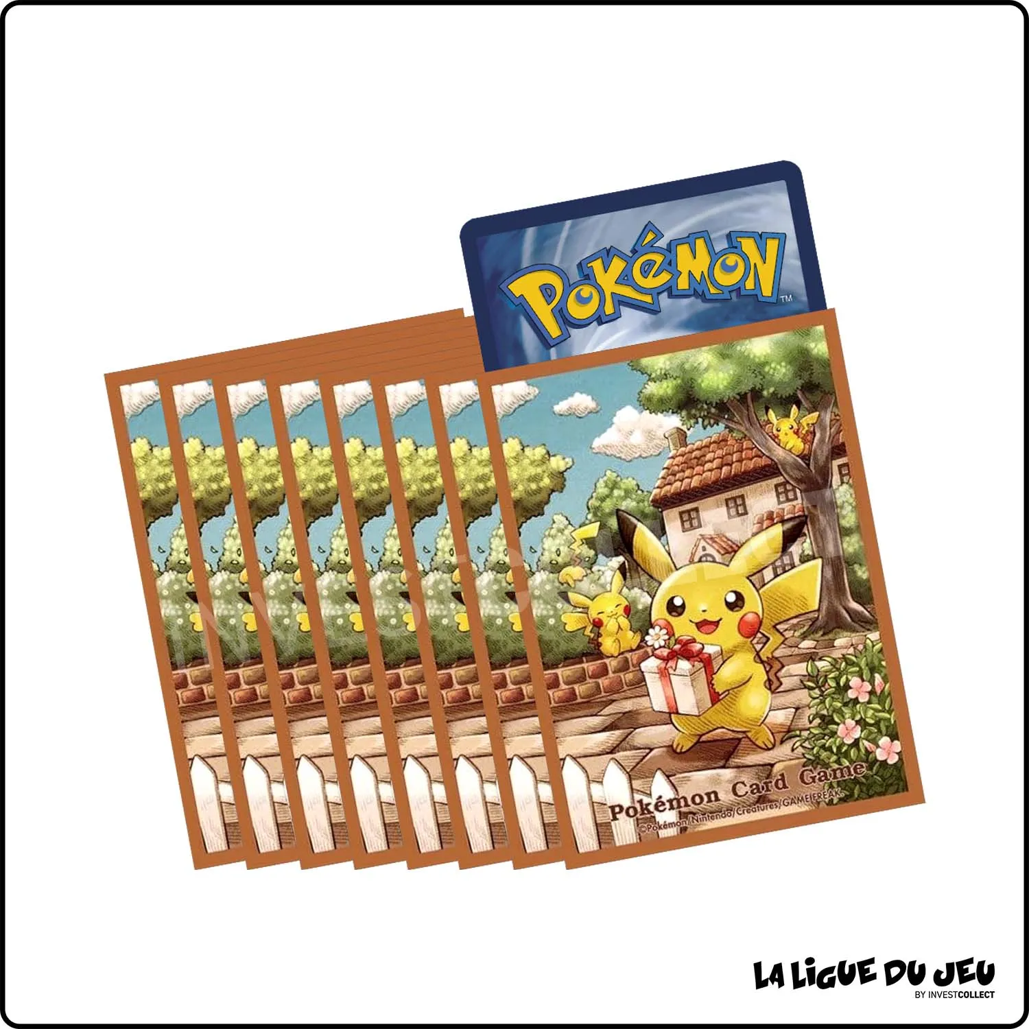 Sleeve - Pokemon - Pokemon Center - Cadeau de Pikachu - Par 64