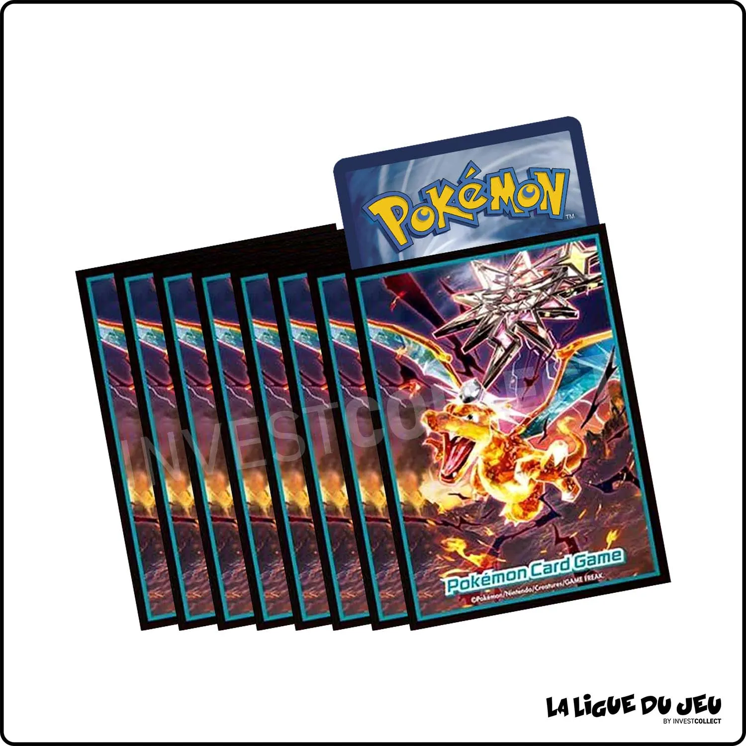 Sleeve - Pokemon - Pokemon Center - Dracaufeu Téracristal - Par 64