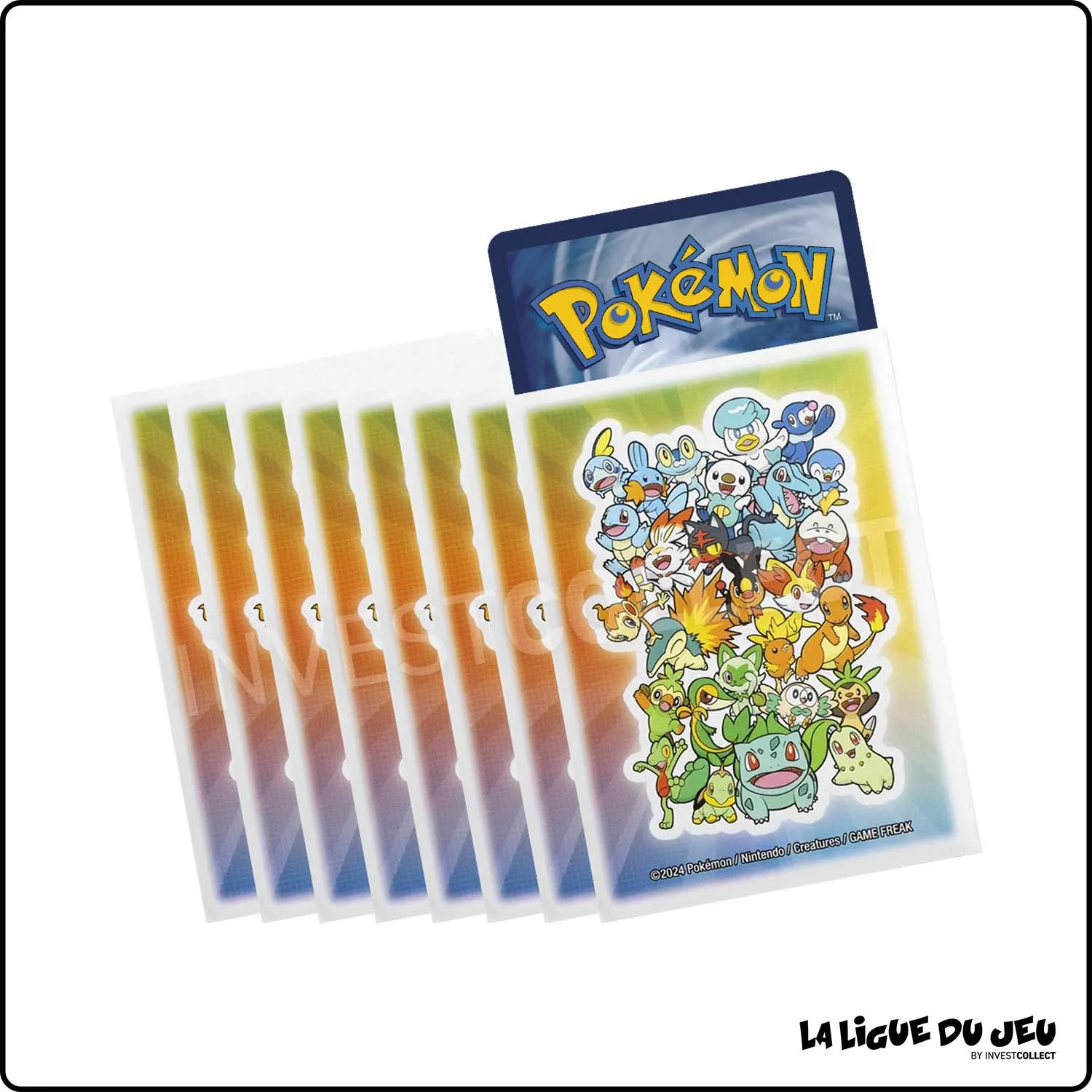 Sleeve - Pokemon - Pokemon Center - Puissance Premiers Partenaires - Par 65