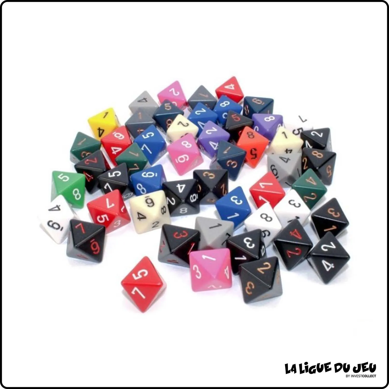 Dés 8 - Chessex - 16mm - Opaque