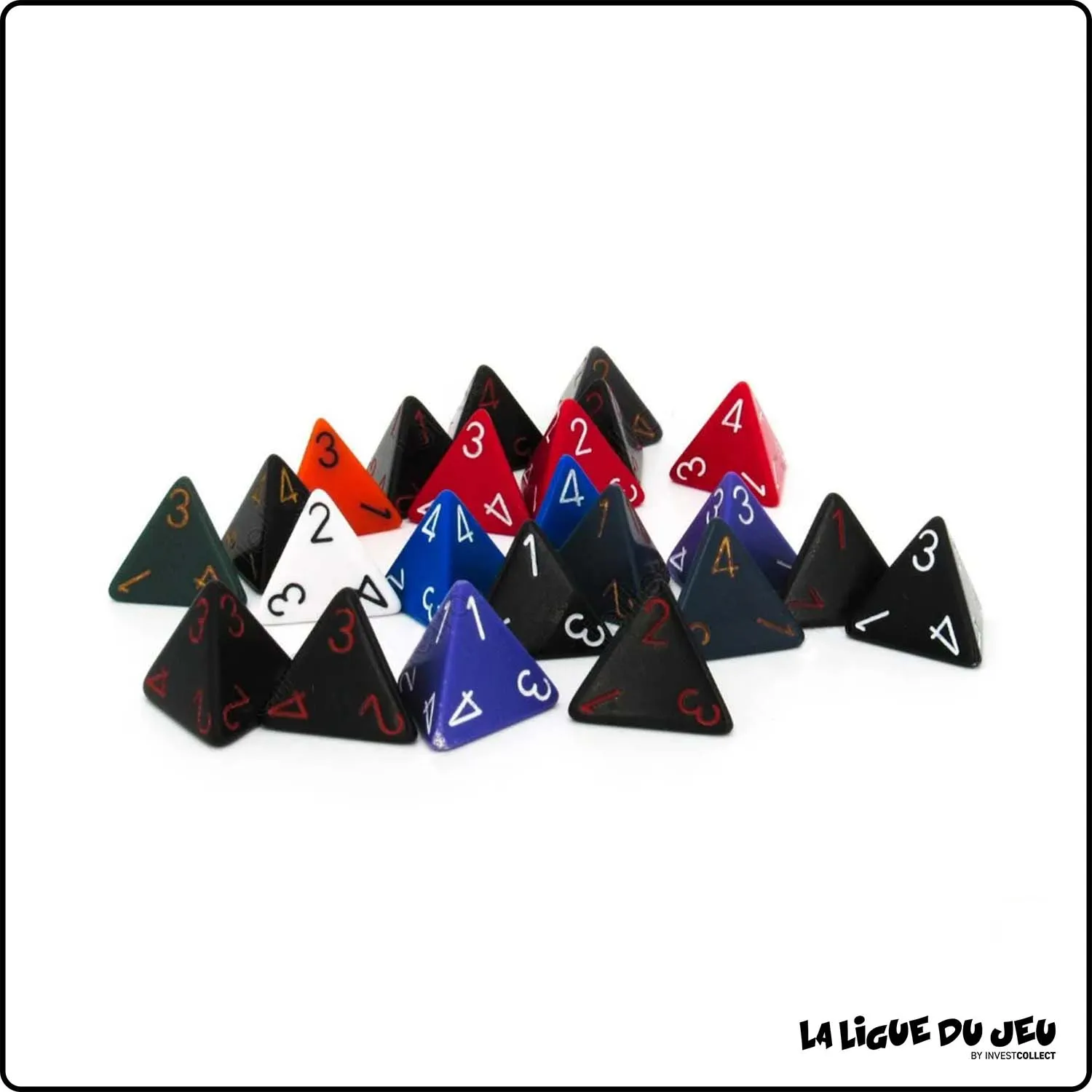 Dés 4 - Chessex - 16mm - Opaque