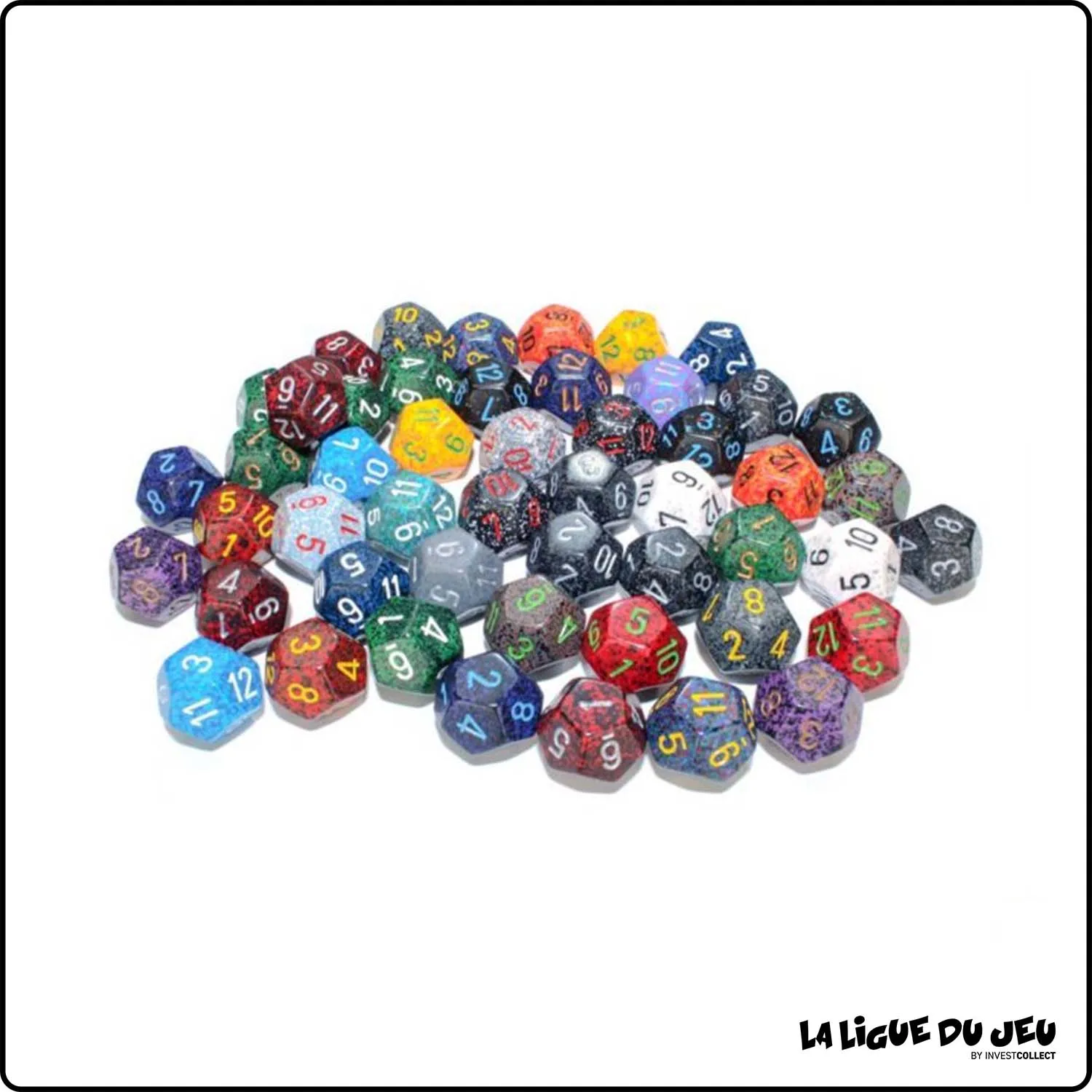 Dés 12 - Chessex - 16mm - Granite