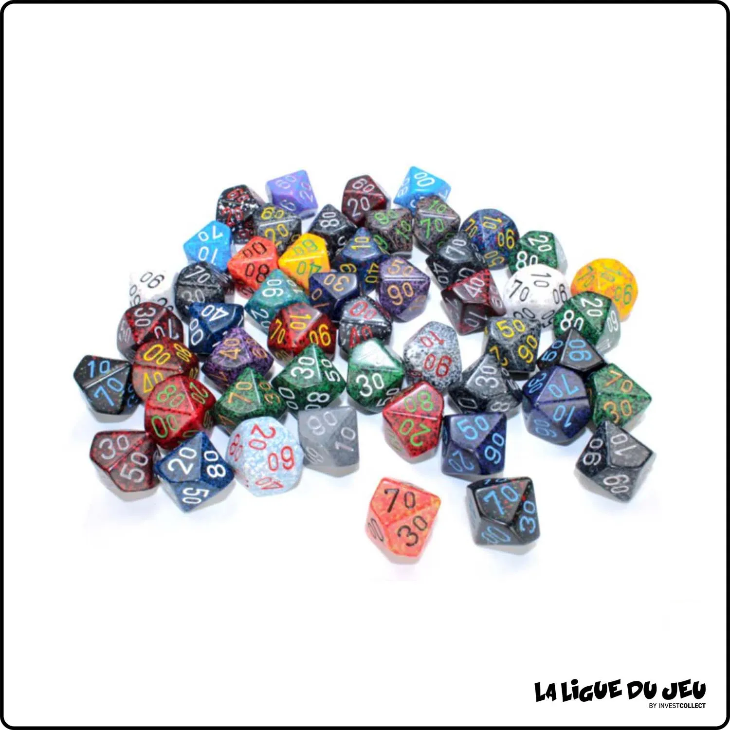 Dés 10 Dizaine - Chessex - 16mm - Granite