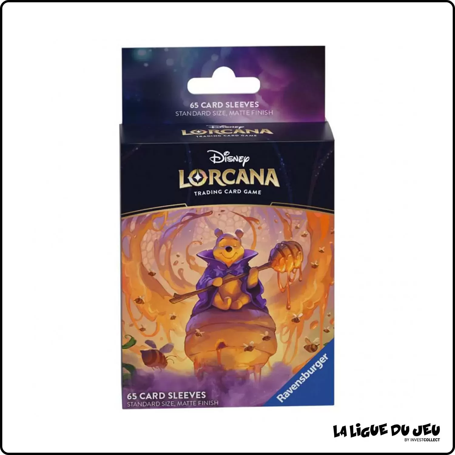 Sleeve - Lorcana - Protèges Cartes - Format Standard - Winnie l'Ourson - par 65