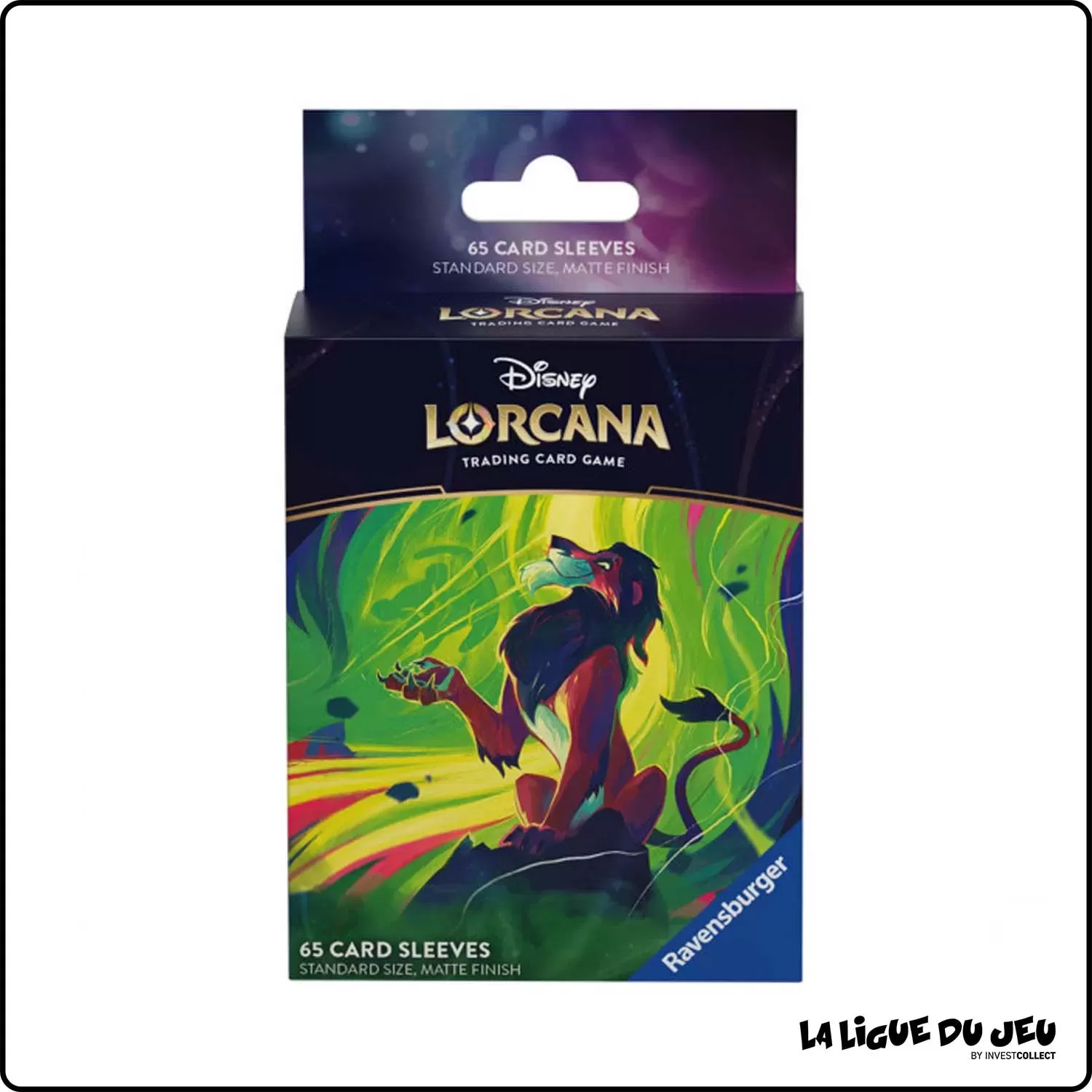 Sleeve - Lorcana - Protèges Cartes - Format Standard - Scar - par 65