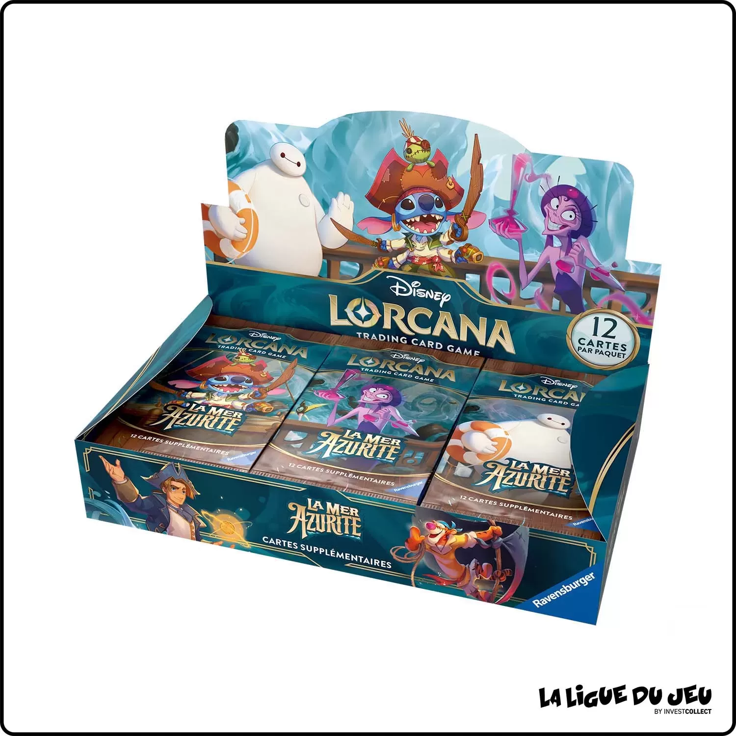 Display - Lorcana - Chapitre 6 - La Mer Azurite - 24 Boosters - Scellé - Français Ravensburger - 1