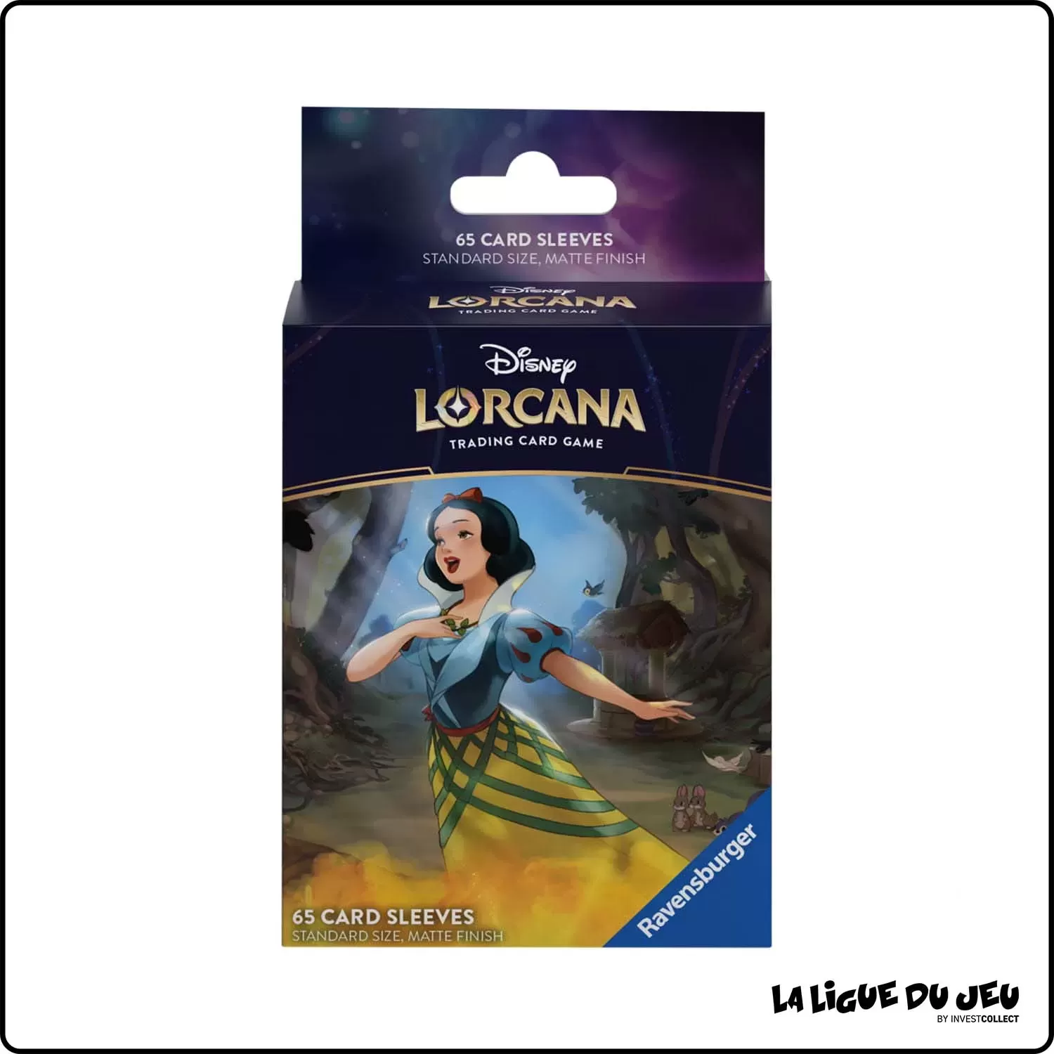 Sleeve - Lorcana - Protèges Cartes - Format Standard - Blanche Neige - par 65