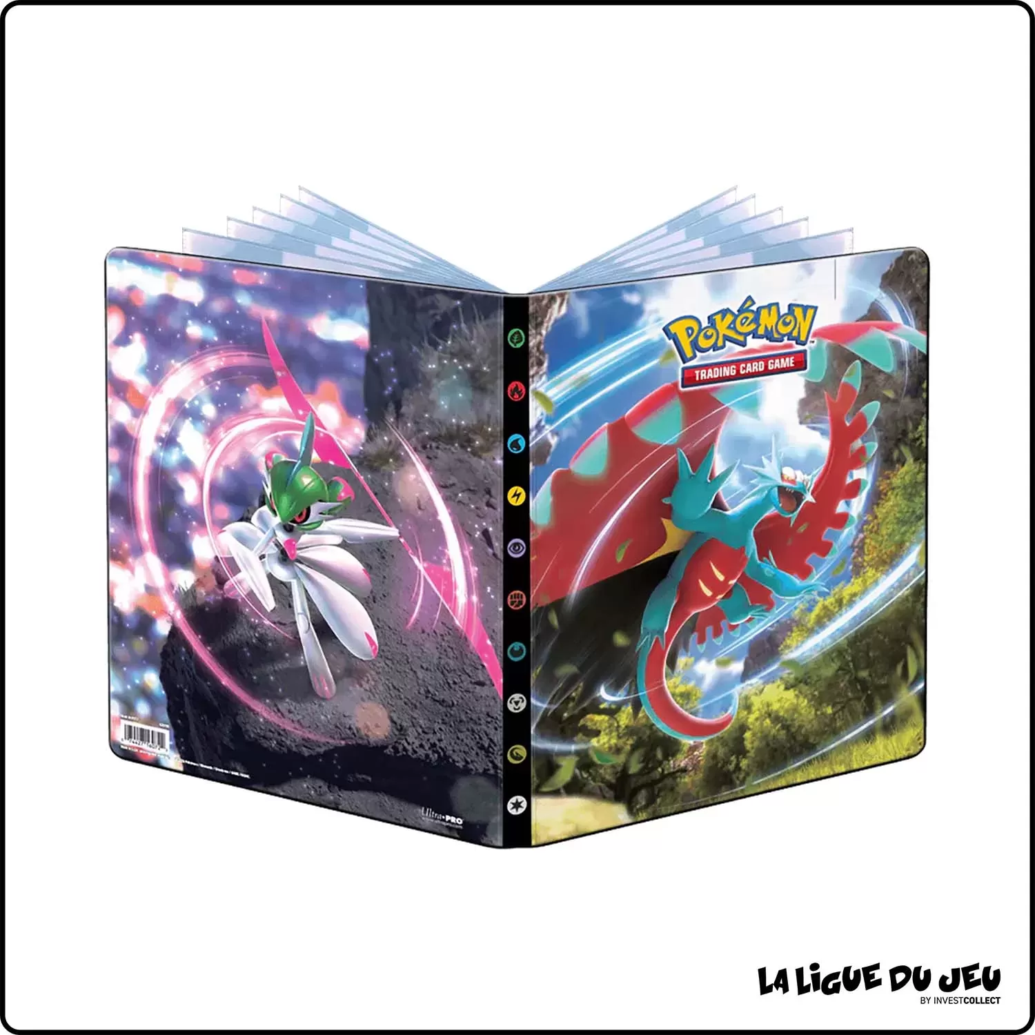 Portfolio - Pokemon - Album de rangement - Faille paradoxes - EV4 - Rugit-Lune & Garde-de-Fer - 252 cases