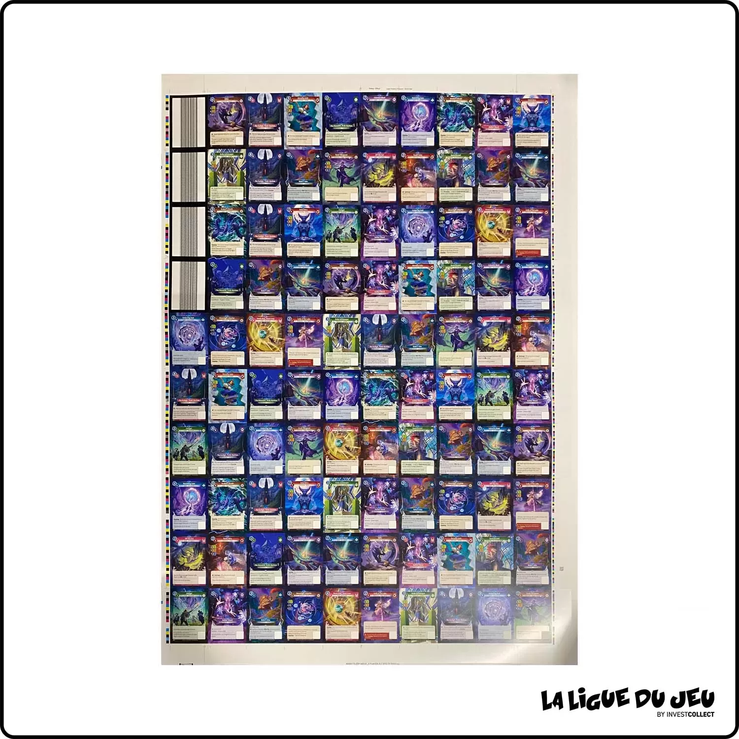 Uncut Sheet - Altered - Au Delà des Portes - Planche de Cartes Rares Exclusif Kickstarter - Scellé - Anglais