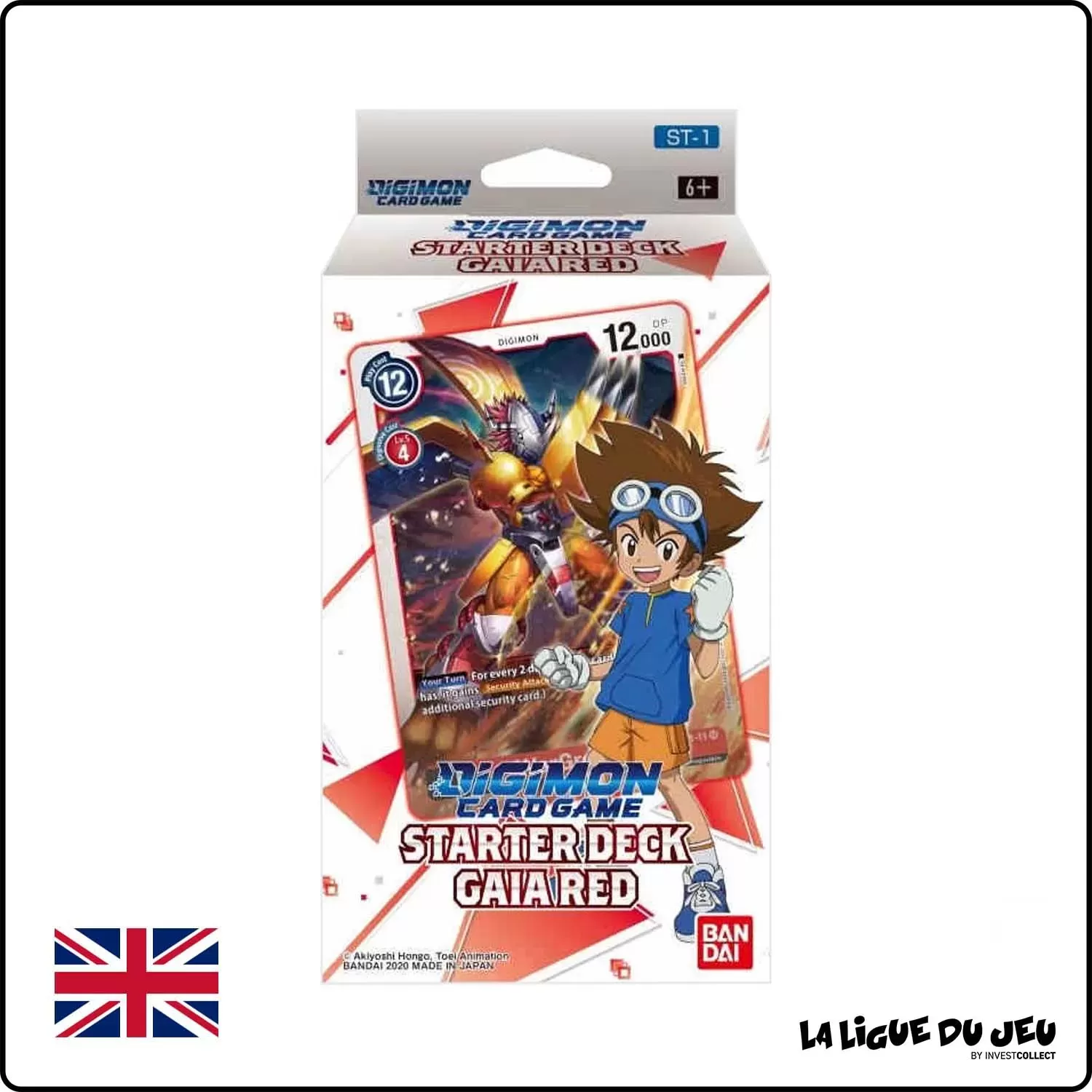 Deck - Digimon Card Game - Starter Deck: Gaia Red - ST1 - Scellé - Anglais