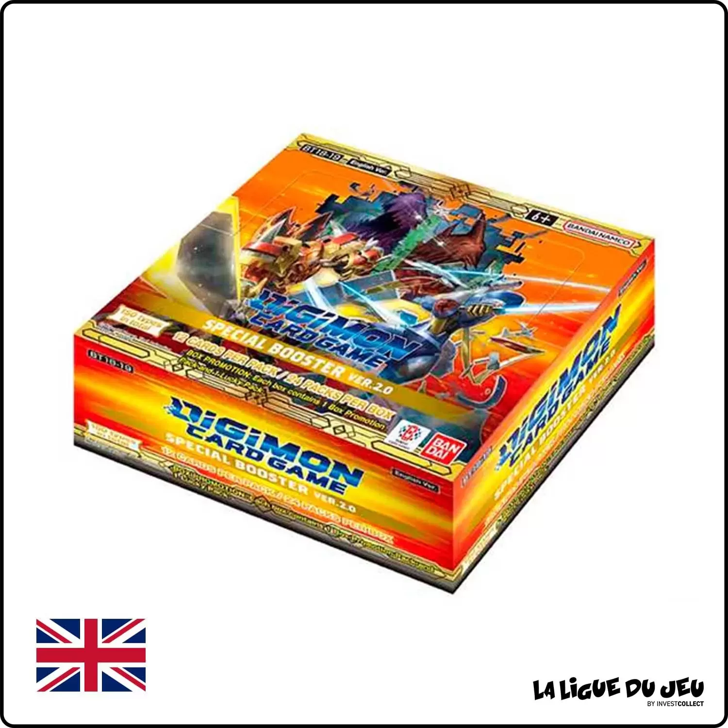 Display - Digimon Card Game - Special Booster Version 2.0 - BT18 & BT19 - 24 Boosters - Scellé - Anglais