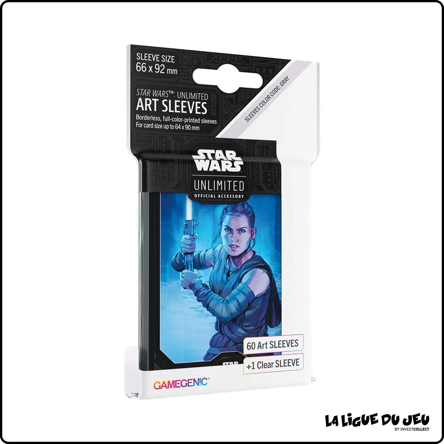 Sleeve - Star Wars Unlimited - Format Standard - Rey - par 60