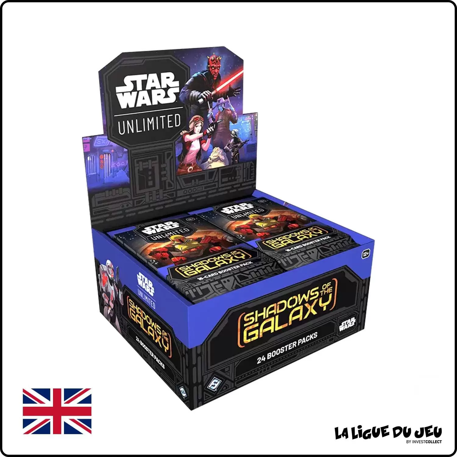 Display - Star Wars Unlimited - Shadows of the Galaxy - 24 Boosters - Scellé - Anglais Fantasy Flight Games - 1