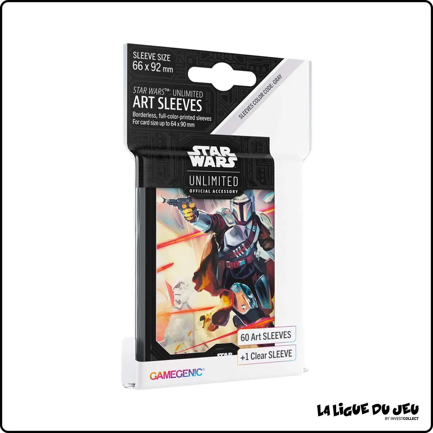 Sleeve - Star Wars Unlimited - Format Standard - Mandalorian - par 60