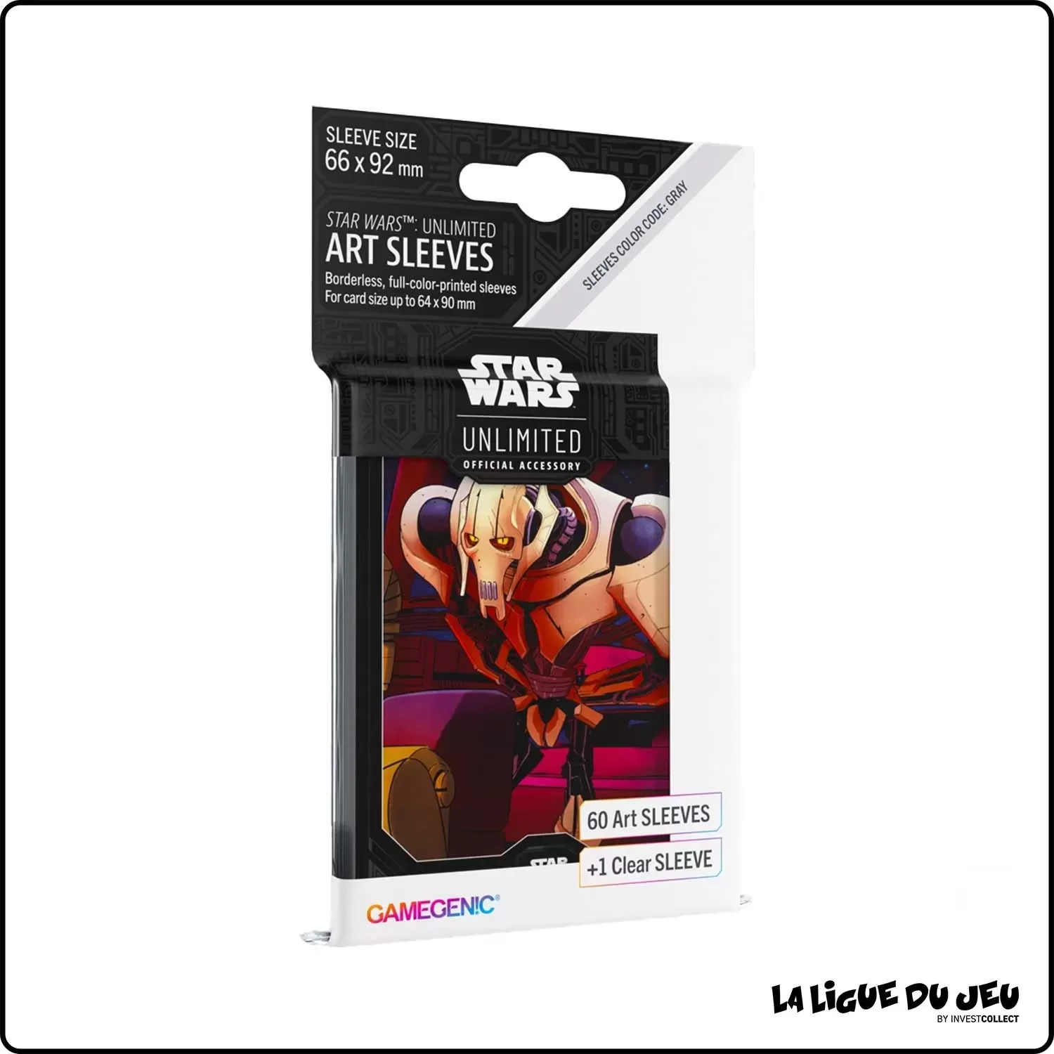 Sleeve - Star Wars Unlimited - Format Standard - General Grievous - par 60