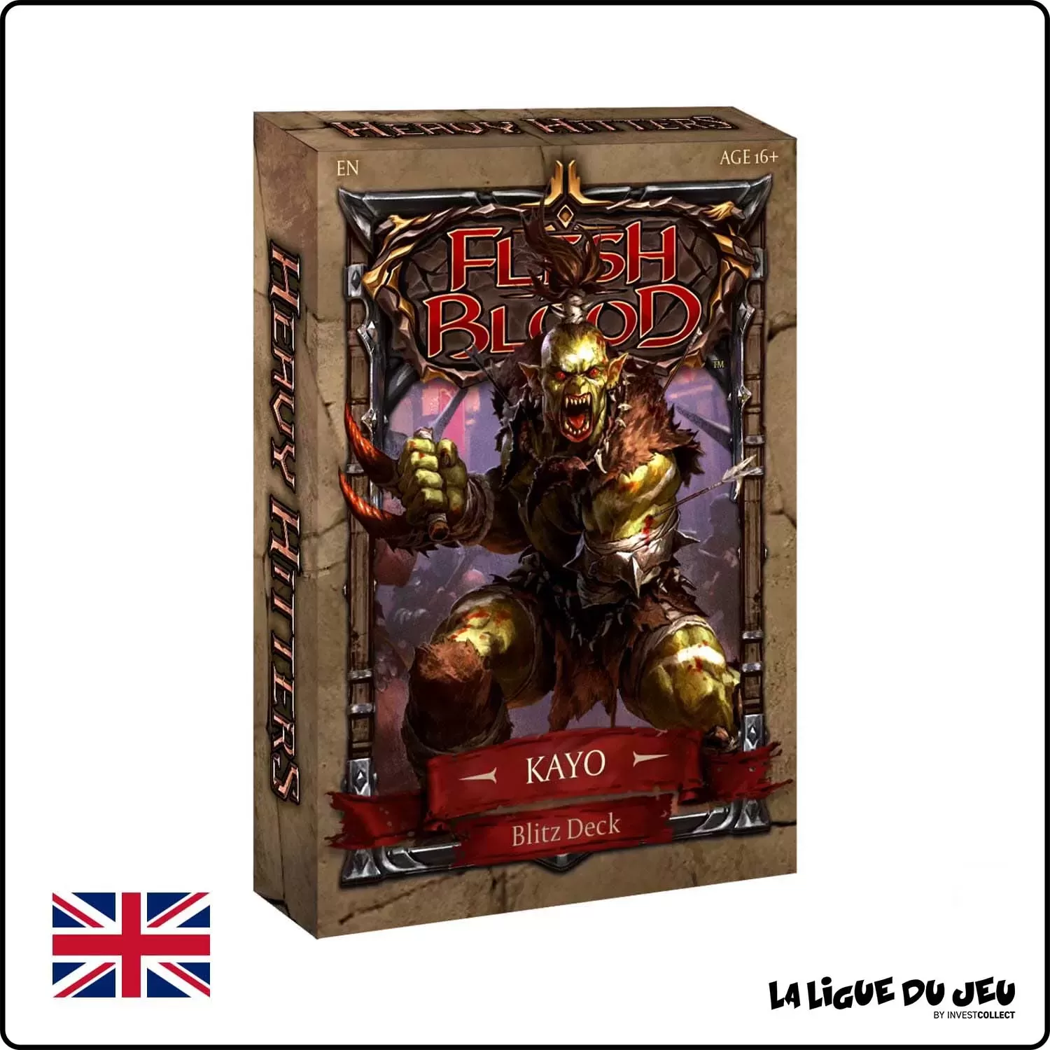 Deck - Flesh and Blood - Heavy Hitters - Blitz Deck - Kayo - Scellé - Anglais