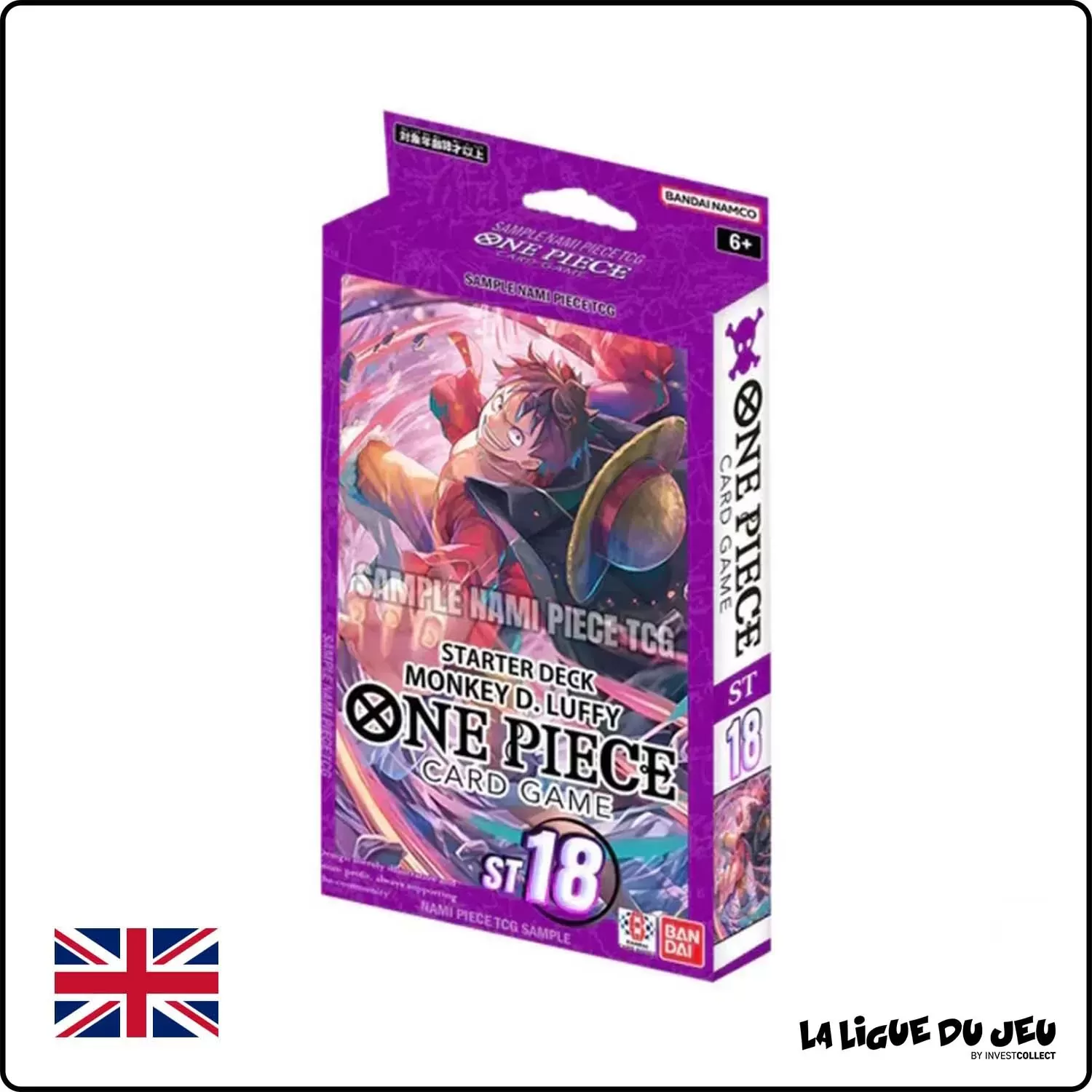 Deck - One Piece - Starter Deck Purple Monkey D. Luffy - ST18 - Scellé - Anglais Bandai - 1