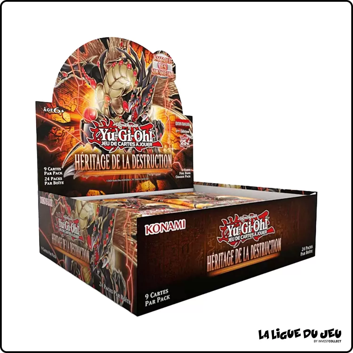 Display - Yu-Gi-Oh! - Héritage de la Destruction - 24 Boosters - Scellé - Français