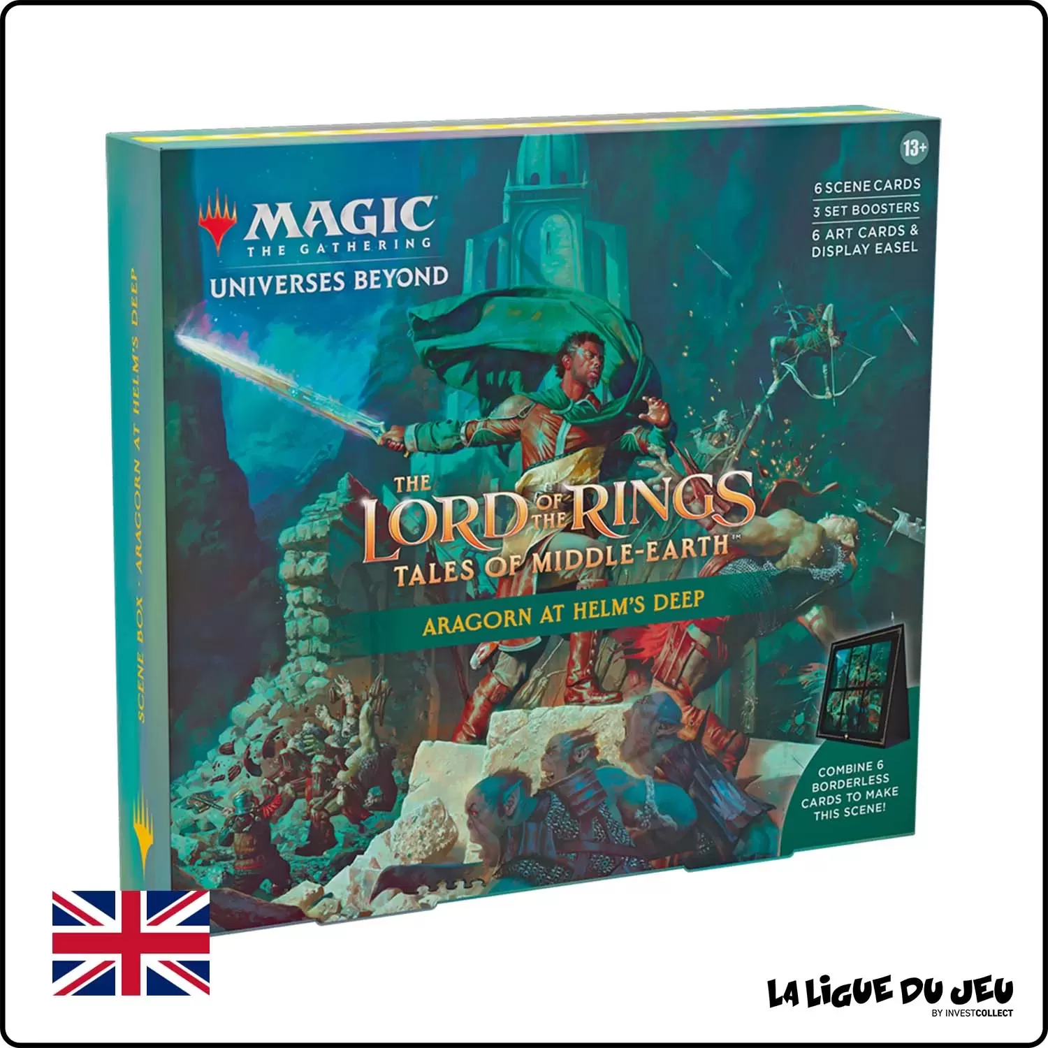 Coffret - Magic the Gathering - Le Seigneur des Anneaux - Scene Box - Aragorn at Helm's Deep - Scellé - Anglais