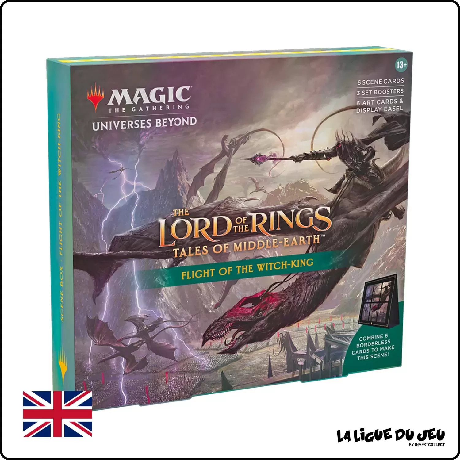 Coffret - Magic the Gathering - Le Seigneur des Anneaux - Scene Box - Flight of the Witch King - Scellé - Anglais