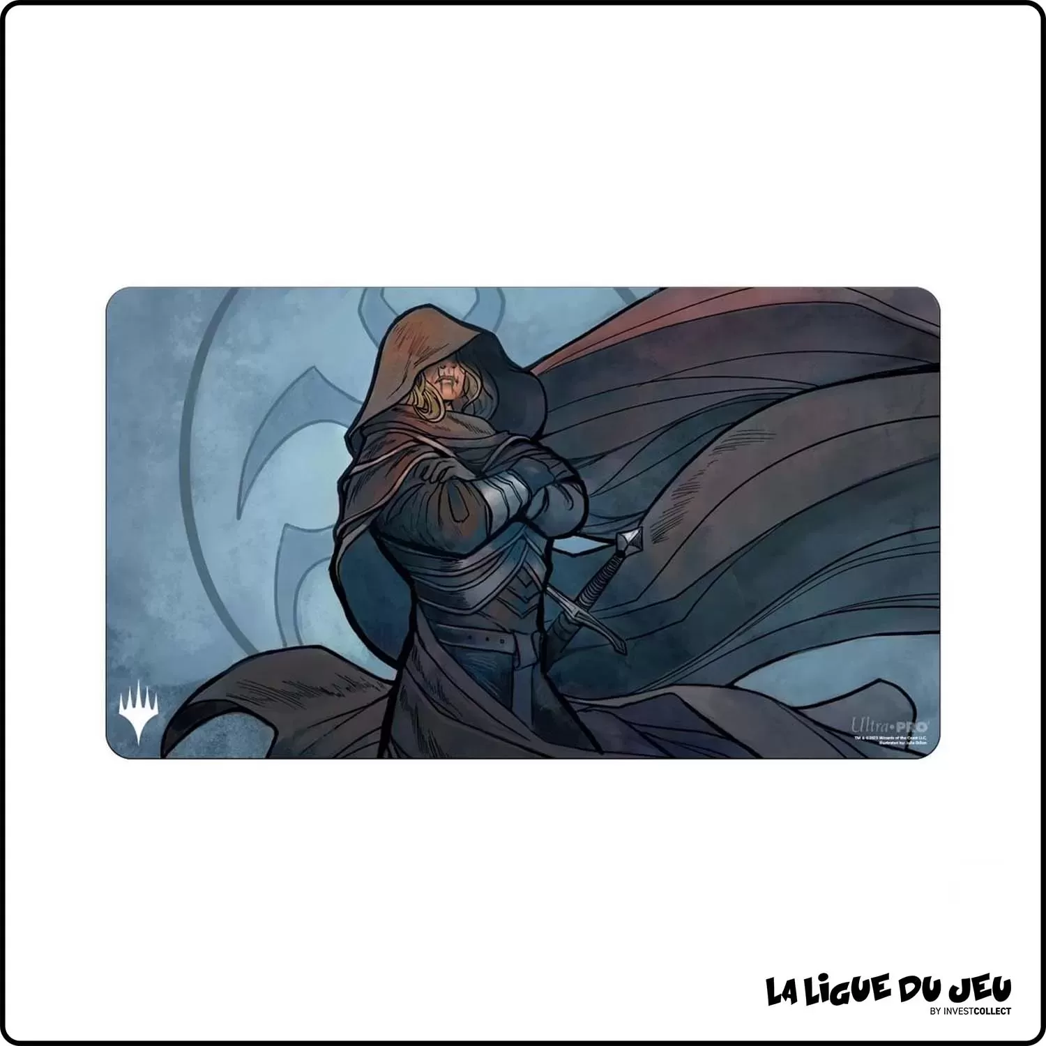 Tapis - Magic the Gathering - Playmat - Meurtre au Manoir Karlov - Lazav, porteur de visages