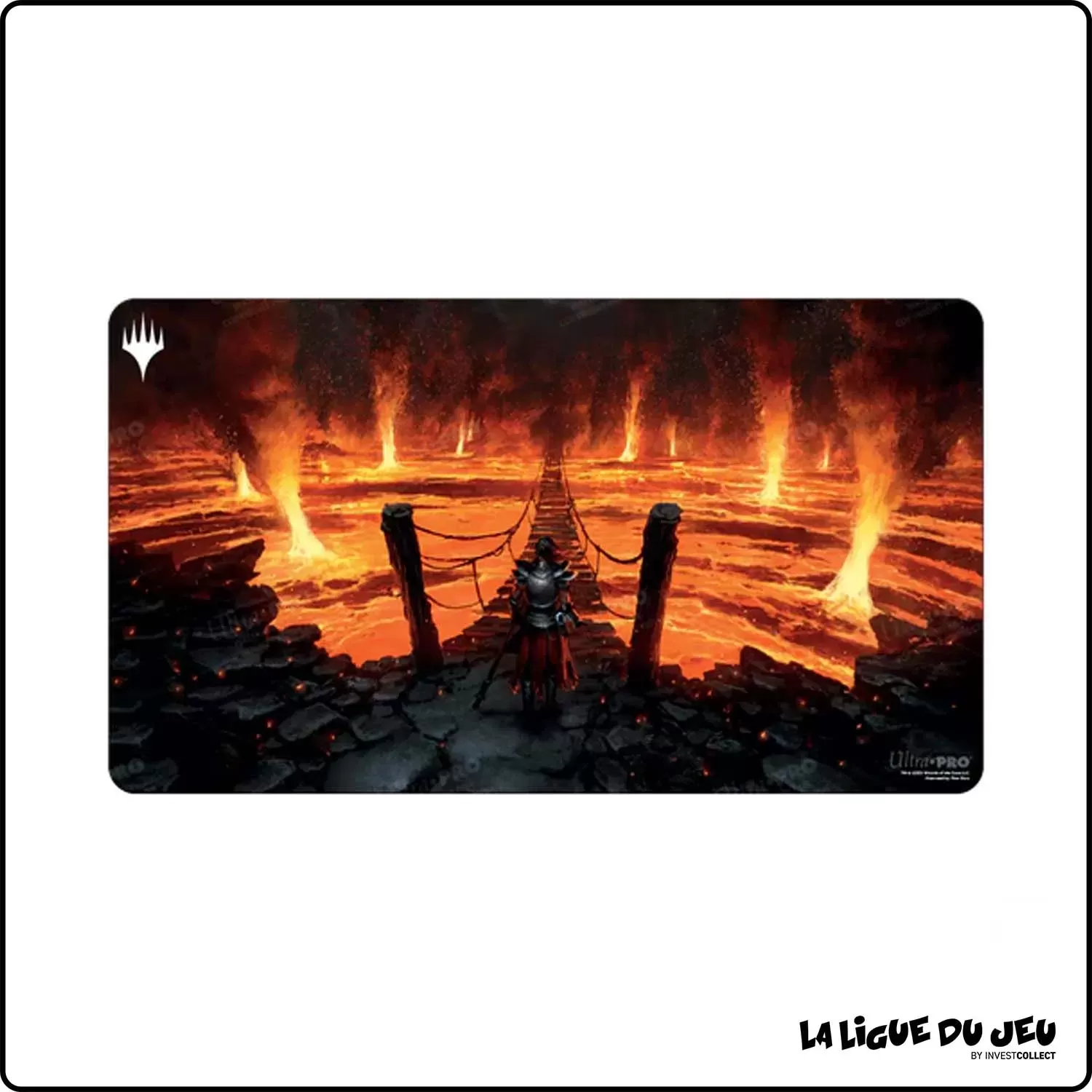 Tapis - Magic the Gathering - Playmat - Les Friches d'Eldraine - Vertu de Courage