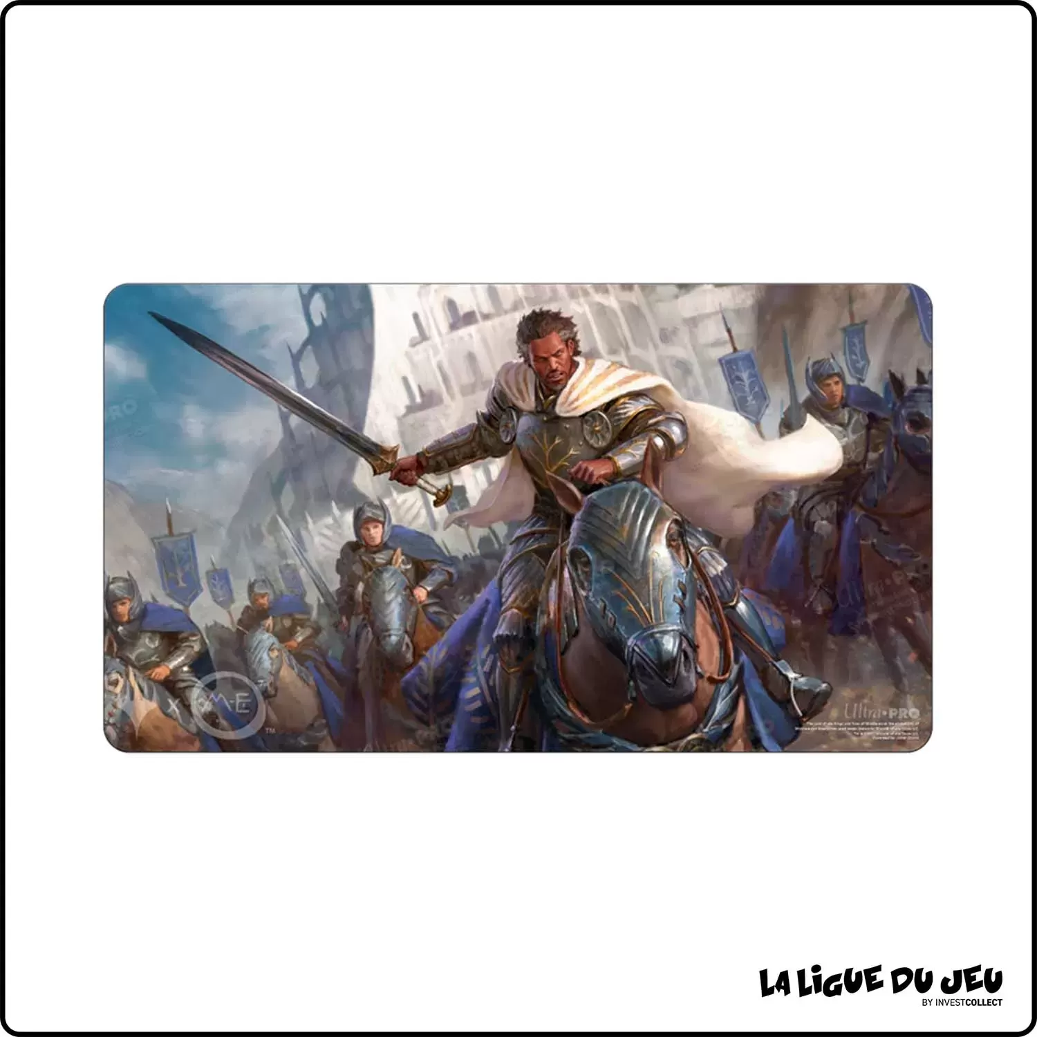 Tapis - Magic the Gathering - Playmat - Seigneur des Anneaux -  Aragorn, l'unificateur