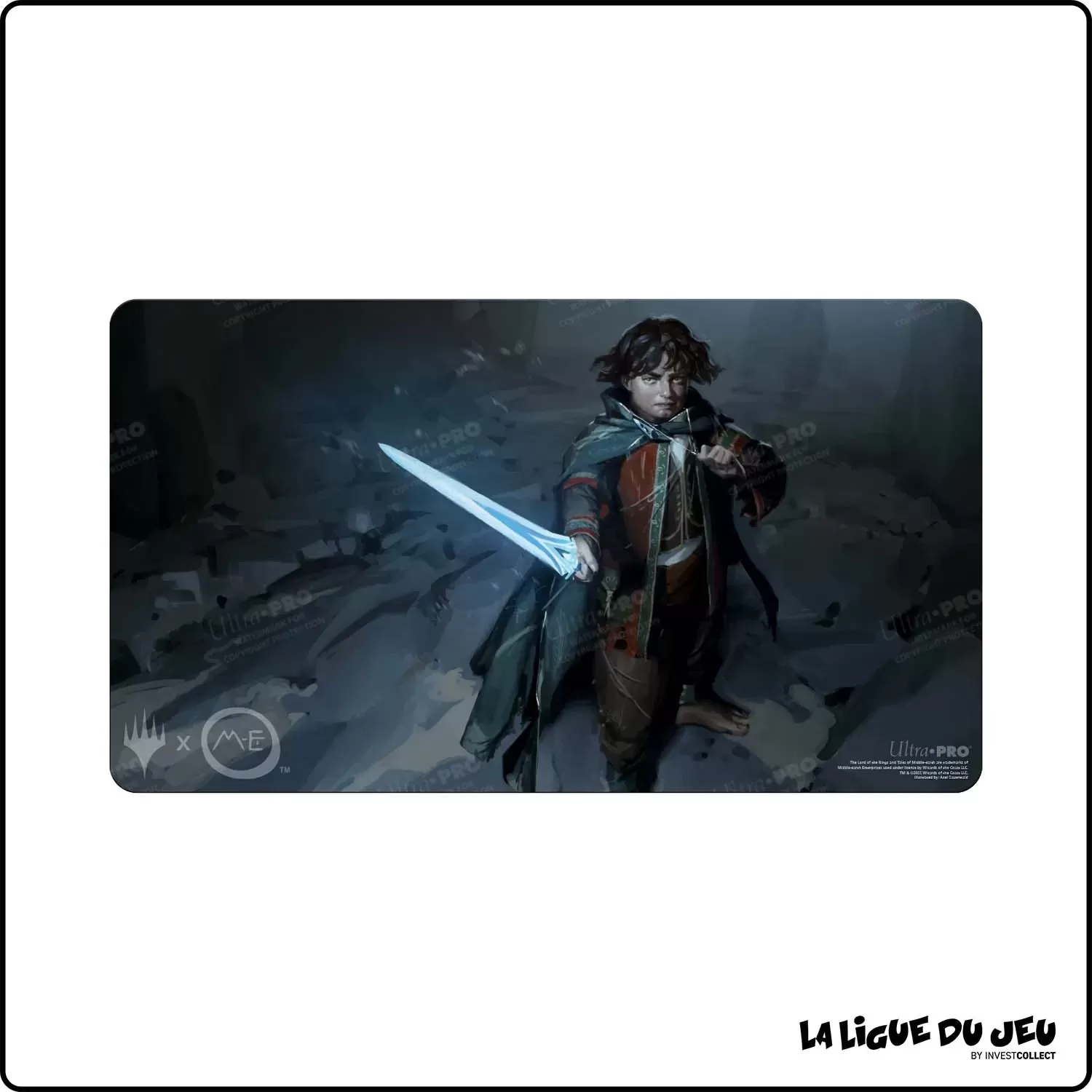 Tapis - Magic the Gathering - Playmat - Seigneur des Anneaux - Frodo, hobbit audacieux