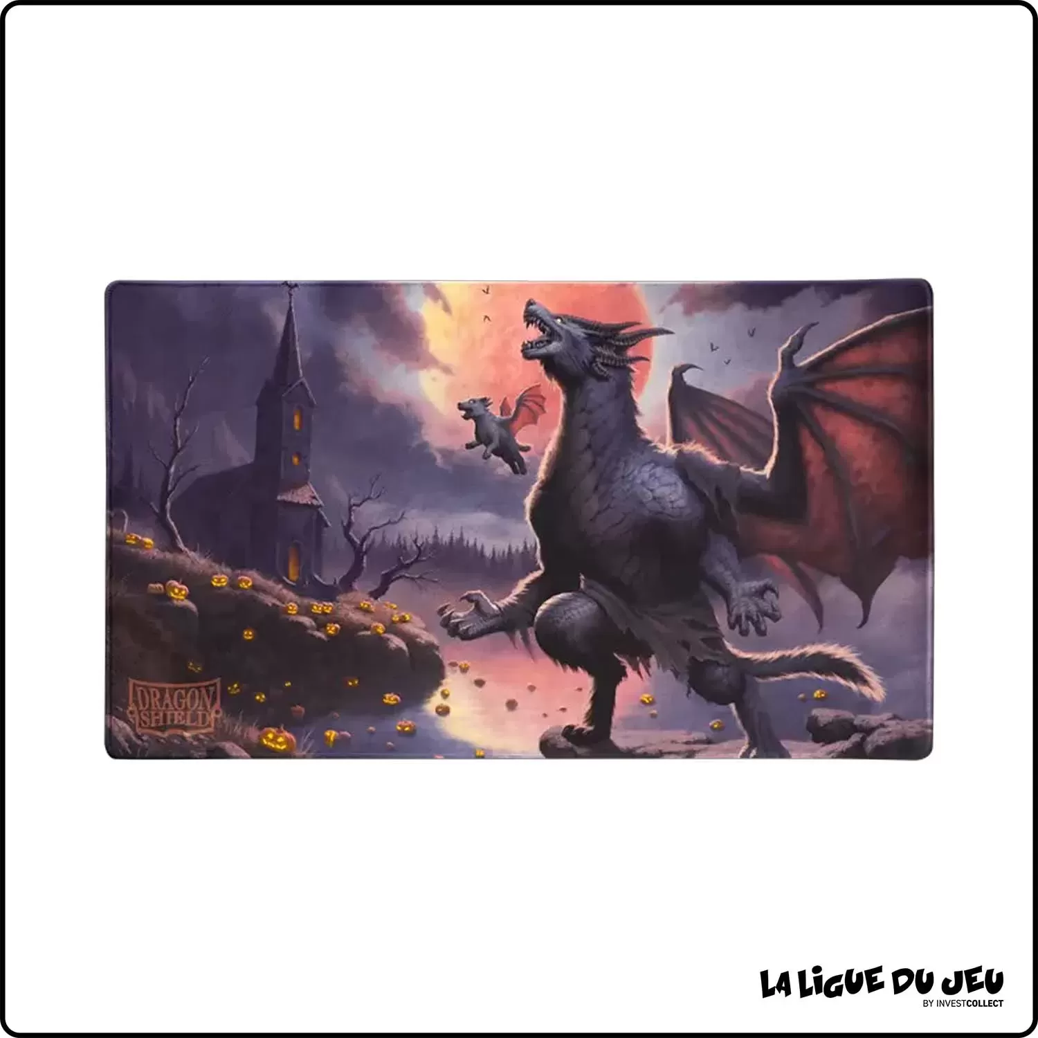 Tapis - Dragon Shield - Playmat - Halloween 2023 avec Tube