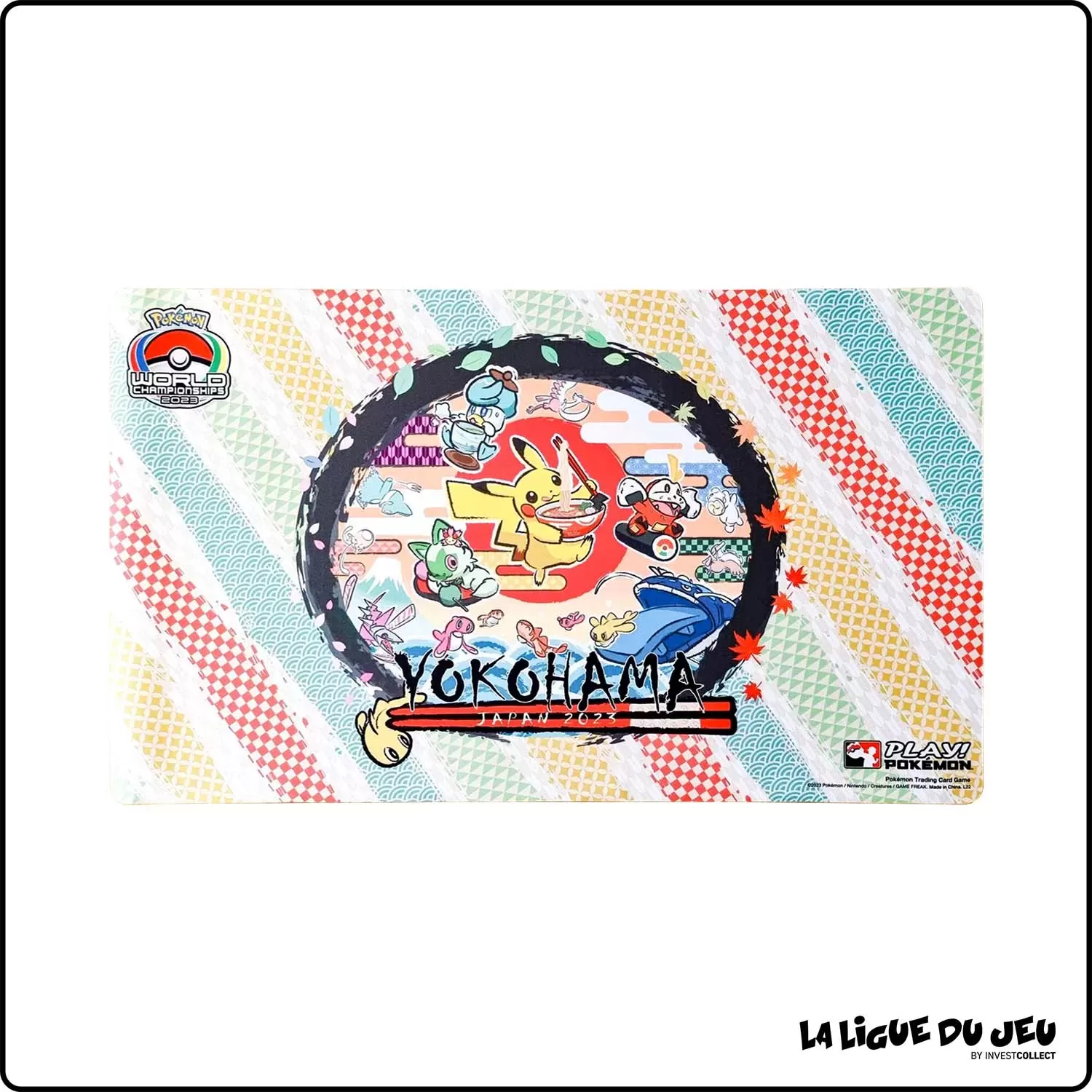 Tapis - Pokemon Center - Yokohama Japan 2023 - Pikachu & Starter Paldea - Playmat - Scellé