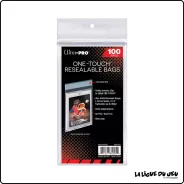 Pochettes - Ultra Pro - One-Touch Resealables Bags - Protèges TopLoader - Transparent - par 100