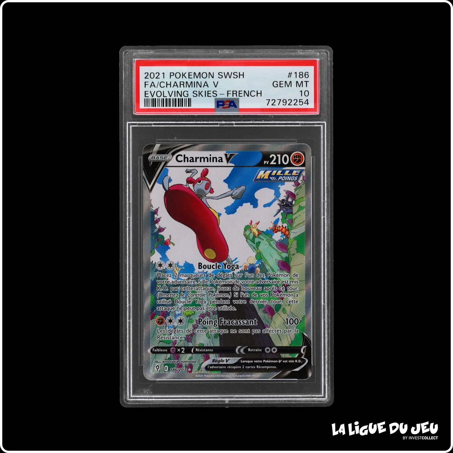 Ultra - Pokemon - Évolution Céleste - Charmina V 186/203 - PSA 10 - Français