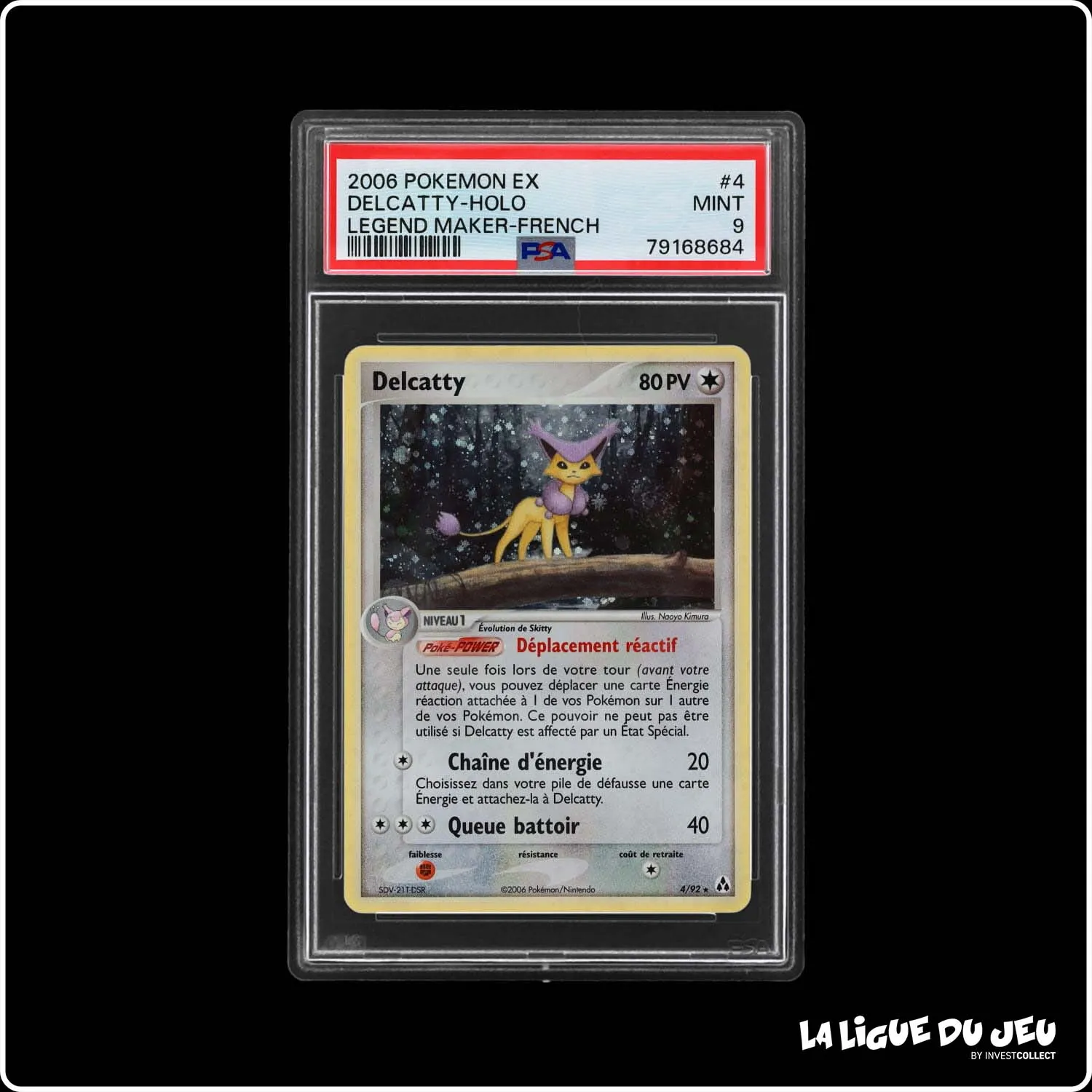 Holo - Pokemon - Créateurs de Légendes - Delcatty 4/92 - PSA 9 - Français