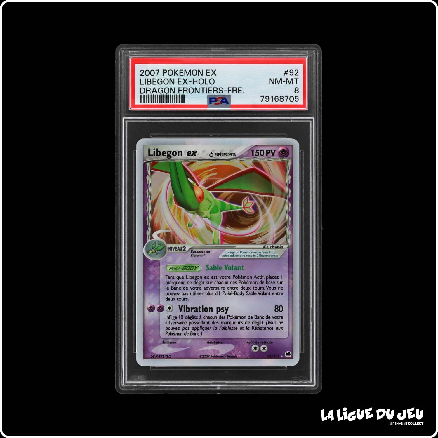 Ultra - Pokemon - Île des Dragons - Libegon ex 92/101 - PSA 8 - Français